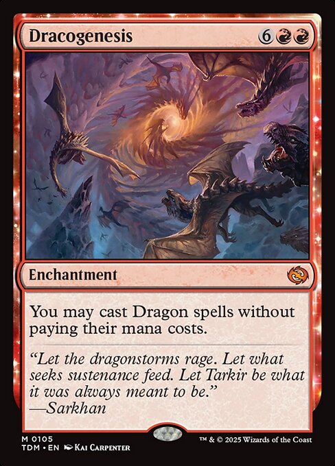 Dracogenesis (TDM 105) [Tarkir: Dragonstorm]