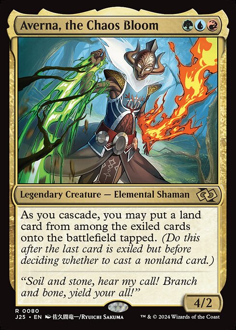 Averna, the Chaos Bloom (J25 80) [Foundations Jumpstart]