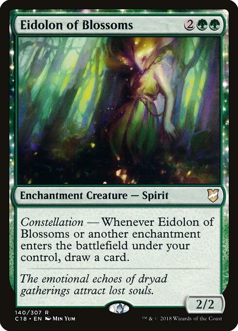Eidolon of Blossoms (C18 140) [Commander 2018]