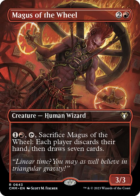 Magus of the Wheel (Borderless) (CMM 643) [Commander Masters]