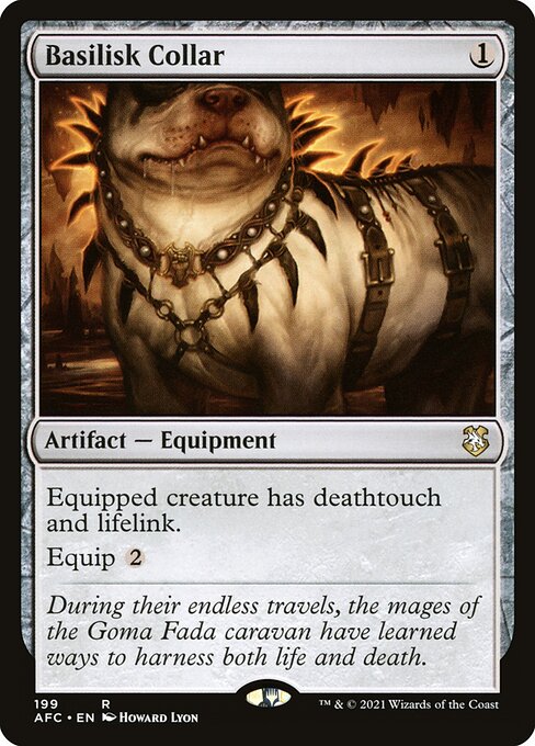 Basilisk Collar (AFC 199) [Forgotten Realms Commander]