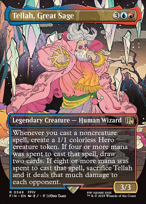 Tellah, Great Sage (Borderless · Full Art) (FIN 349) [Final Fantasy]