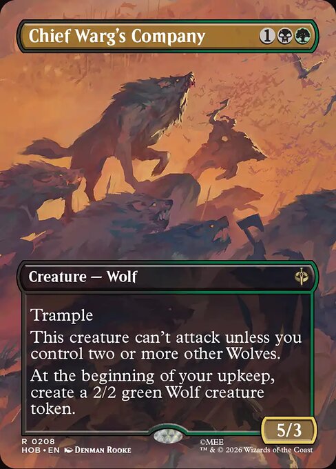 Chief Warg's Company (HOB 208) [The Hobbit]