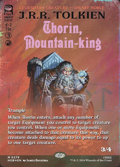Thorin, Mountain-king (HOB 279) [The Hobbit]