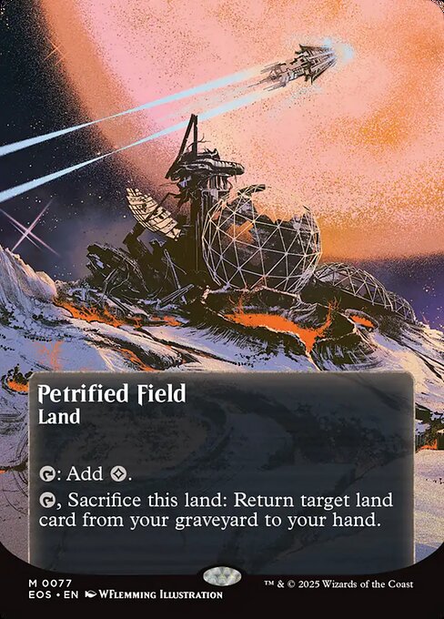 Petrified Field (Borderless) (EOS 77) [Edge of Eternities: Stellar Sights]