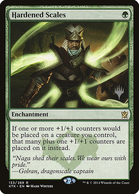 Hardened Scales (PKTK 133p) [Khans of Tarkir Promos]