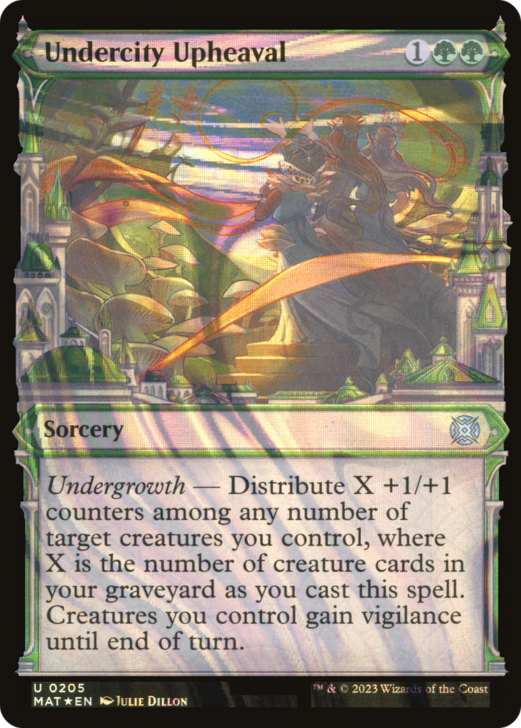 Undercity Upheaval (Showcase Halo Foil) [March of the Machine: The Aftermath]