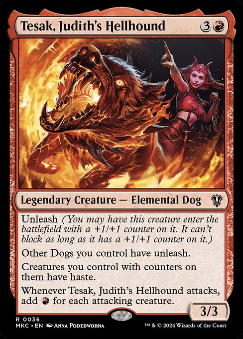 Tesak, Judith's Hellhound (MKC 36) [Murders at Karlov Manor Commander]