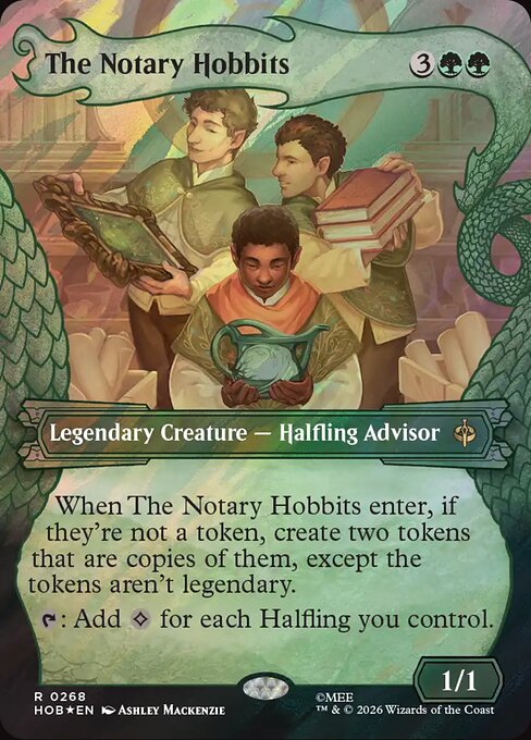 The Notary Hobbits (Borderless · Showcase) (HOB 268) [The Hobbit]