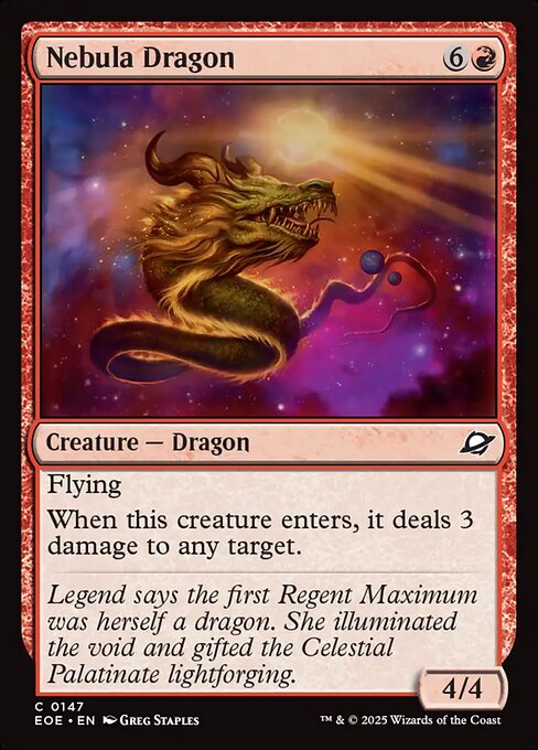 Nebula Dragon (EOE 147) [Edge of Eternities]