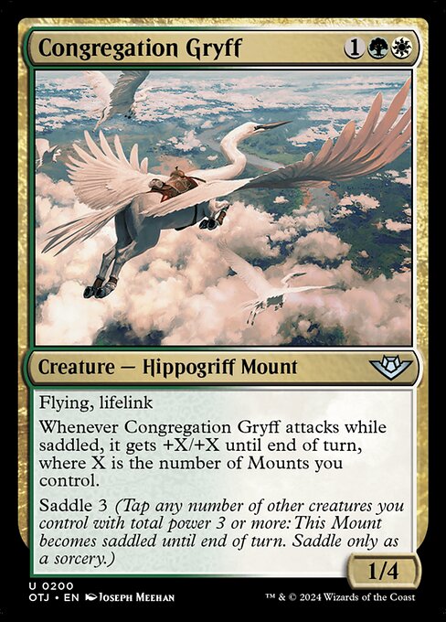 Congregation Gryff (OTJ 200) [Outlaws of Thunder Junction]