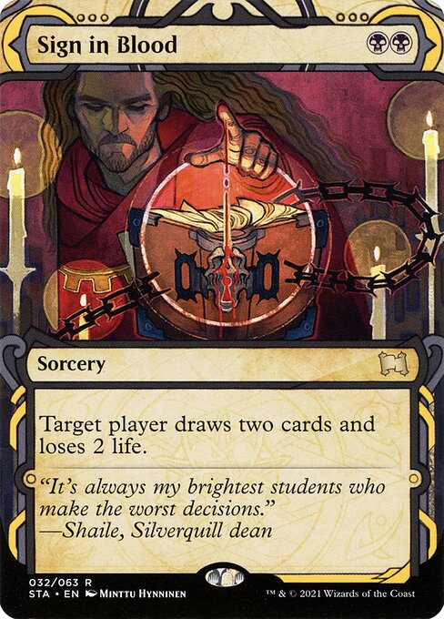 Sign in Blood (STA 32) [Strixhaven Mystical Archive]