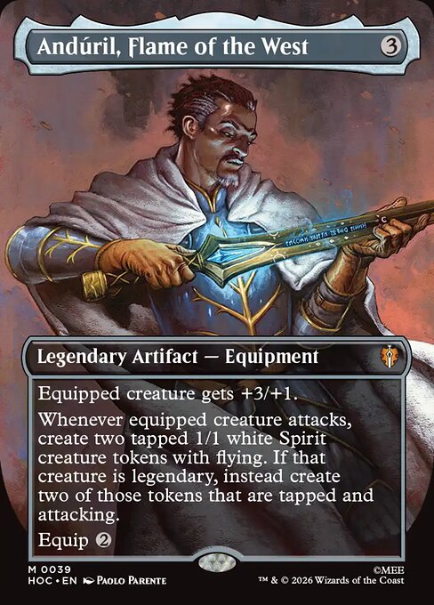 Andúril, Flame of the West (Borderless) (HOC 39) [The Hobbit Eternal]