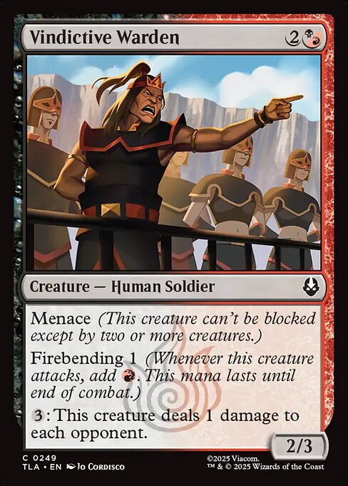 Vindictive Warden (TLA 249) [Avatar: The Last Airbender]