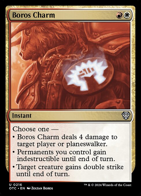 Boros Charm (OTC 216) [Outlaws of Thunder Junction Commander]