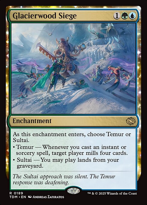 Glacierwood Siege (TDM 189) [Tarkir: Dragonstorm]