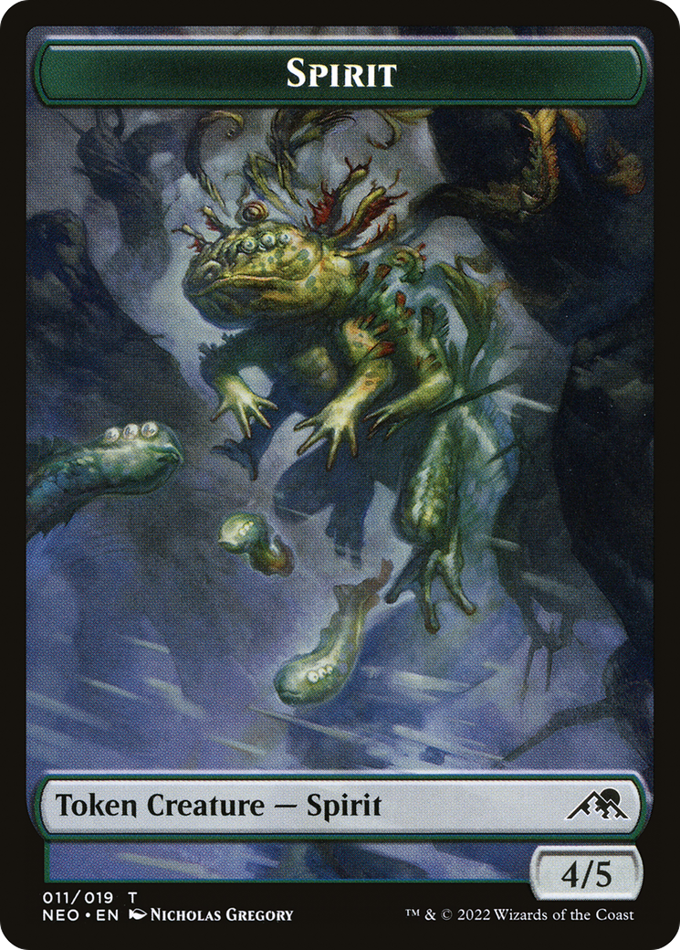 Spirit Token (011) [Kamigawa: Neon Dynasty Tokens]