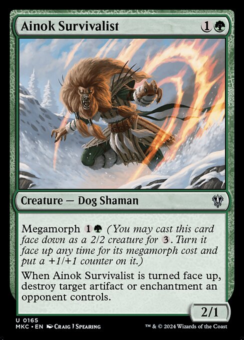 Ainok Survivalist (MKC 165) [Murders at Karlov Manor Commander]
