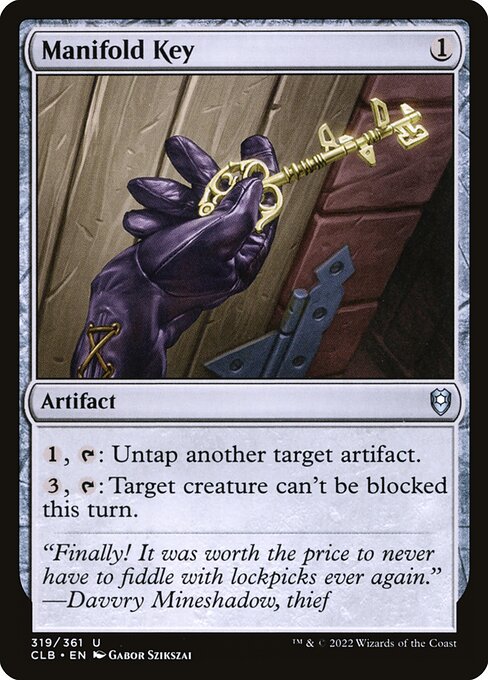 Manifold Key (CLB 319) [Commander Legends: Battle for Baldur's Gate]