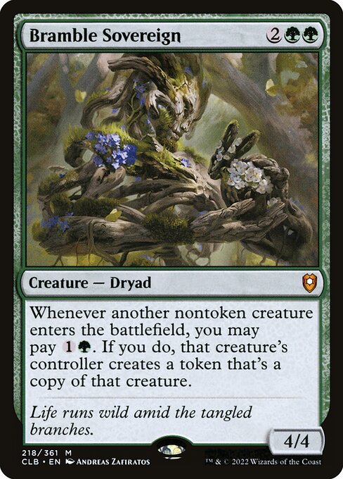 Bramble Sovereign (CLB 218) [Commander Legends: Battle for Baldur's Gate]
