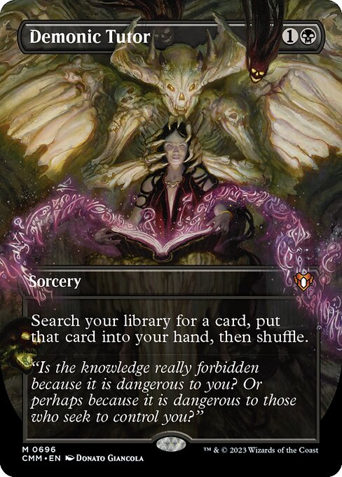 Demonic Tutor (CMM 696) [Commander Masters]