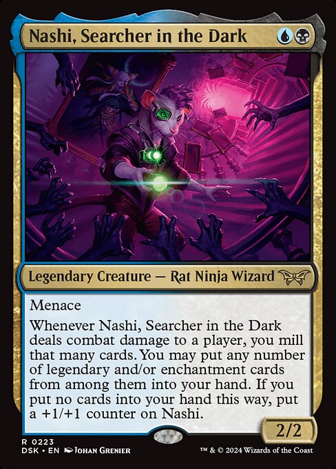 Nashi, Searcher in the Dark (DSK 223) [Duskmourn: House of Horror]