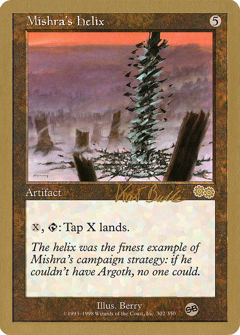 Mishra's Helix (WC99 kb302sb) [World Championship Decks 1999]