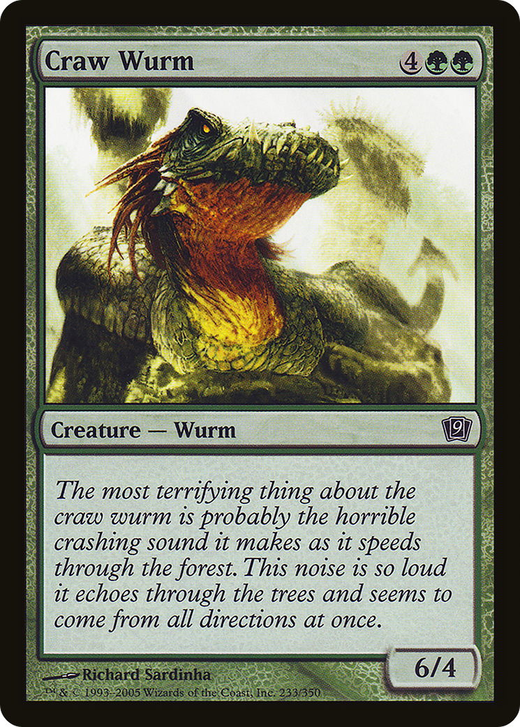 Craw Wurm [Ninth Edition]