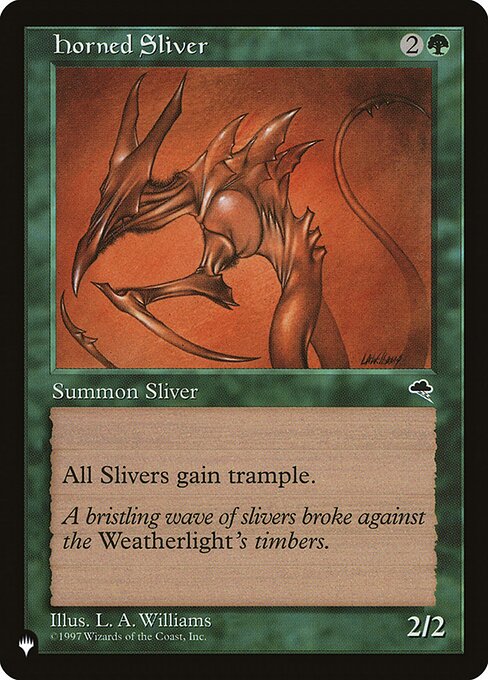 Horned Sliver (Retro Frame) (PLST TMP-234) [The List]