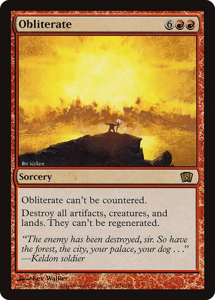 Obliterate [Eighth Edition]