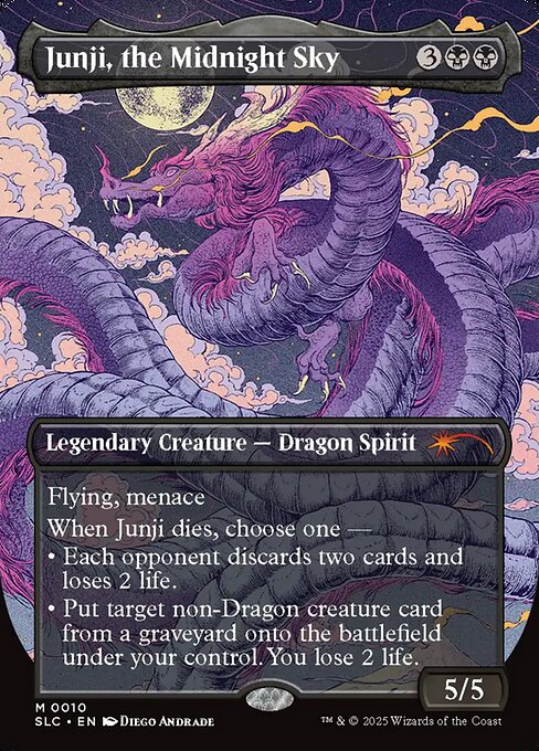 Junji, the Midnight Sky (Borderless) (SLC 10) [Secret Lair Countdown]
