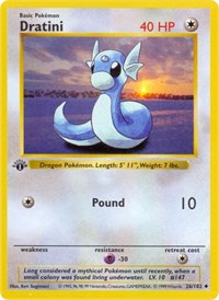 Dratini (026/102) [Base Set (Shadowless)]