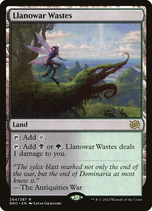 Llanowar Wastes (BRO 264) [The Brothers' War]
