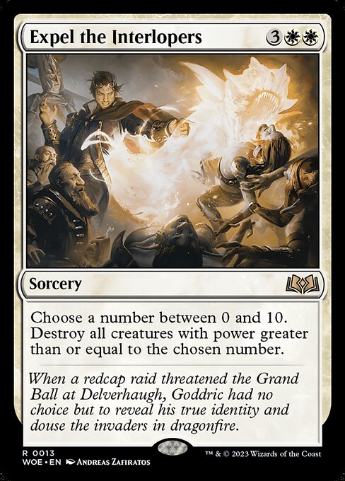 Expel the Interlopers (WOE 13) [Wilds of Eldraine]
