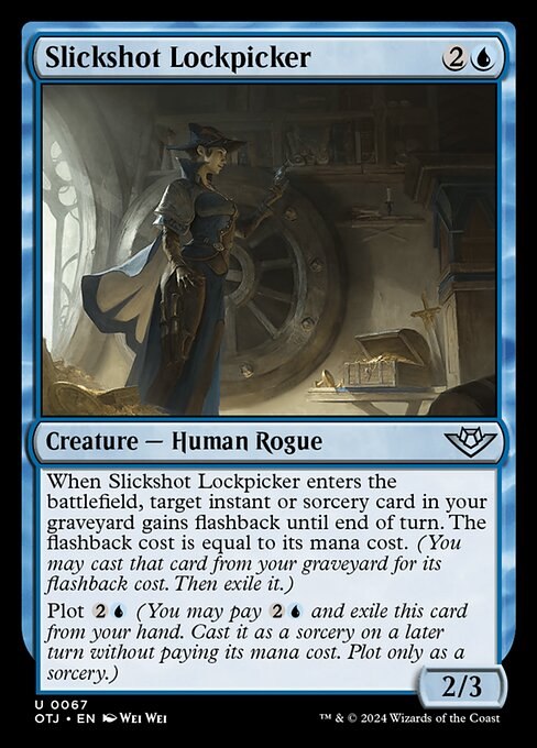 Slickshot Lockpicker (OTJ 67) [Outlaws of Thunder Junction]