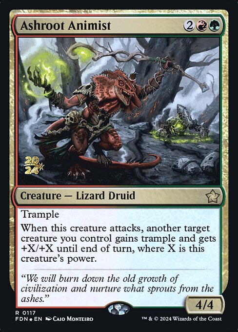 Ashroot Animist (PFDN 117s) [Foundations Promos]