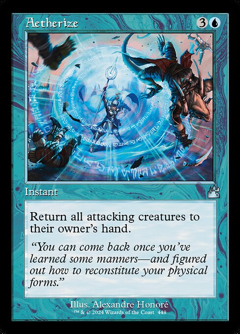 Aetherize (Retro Frame) (RVR 448) [Ravnica Remastered]
