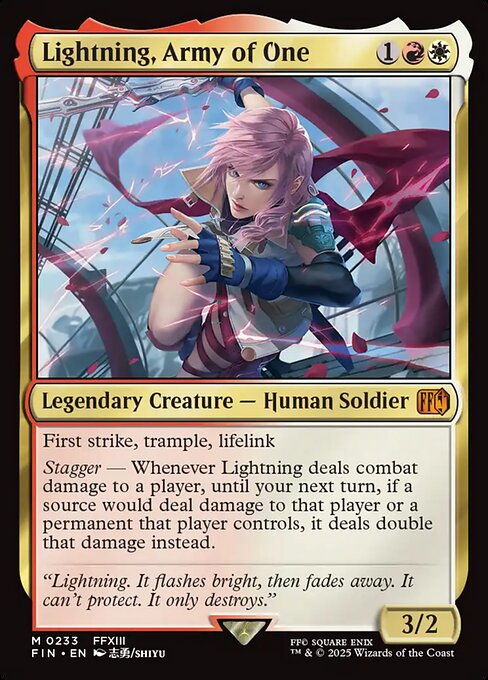 Lightning, Army of One (FIN 233) [Final Fantasy]