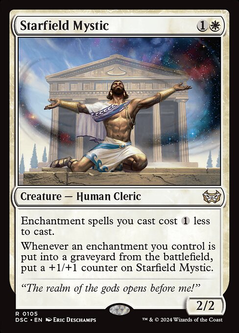 Starfield Mystic (DSC 105) [Duskmourn: House of Horror Commander]