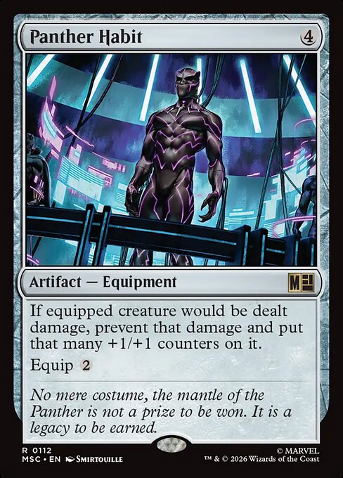 Panther Habit (MSC 112) [Marvel Super Heroes Commander]