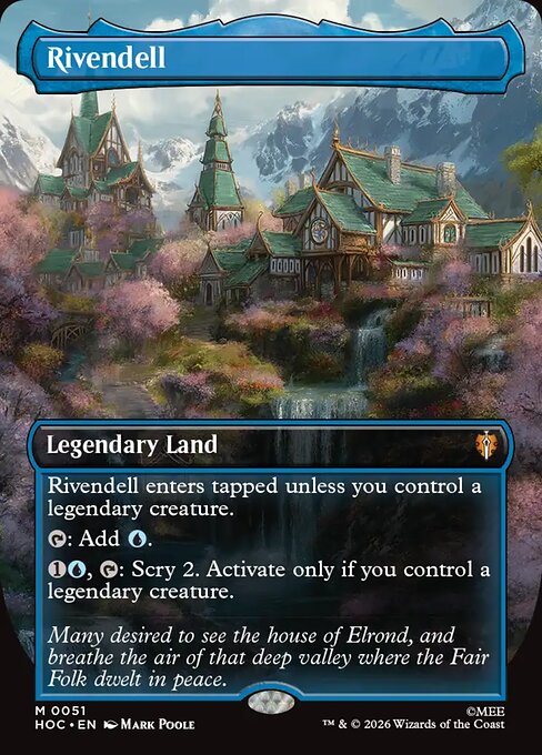 Rivendell (Borderless) (HOC 51) [The Hobbit Eternal]