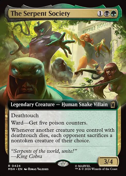 The Serpent Society (MSH 424) [Marvel Super Heroes]