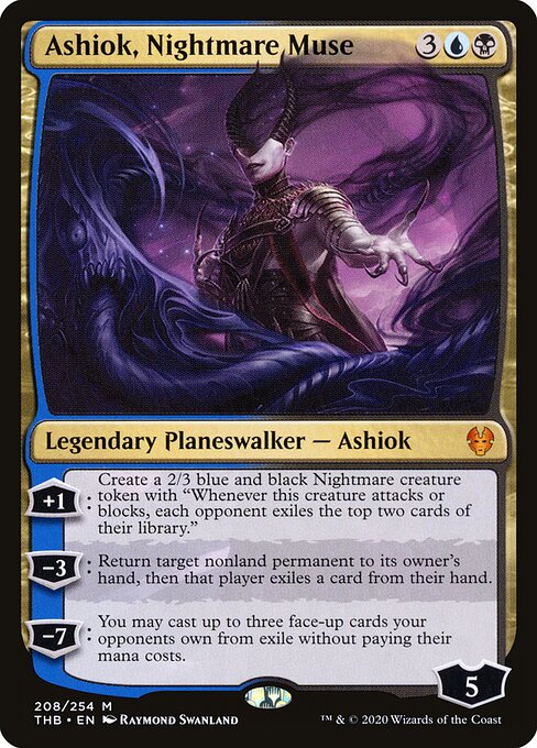 Ashiok, Nightmare Muse (THB 208) [Theros Beyond Death]