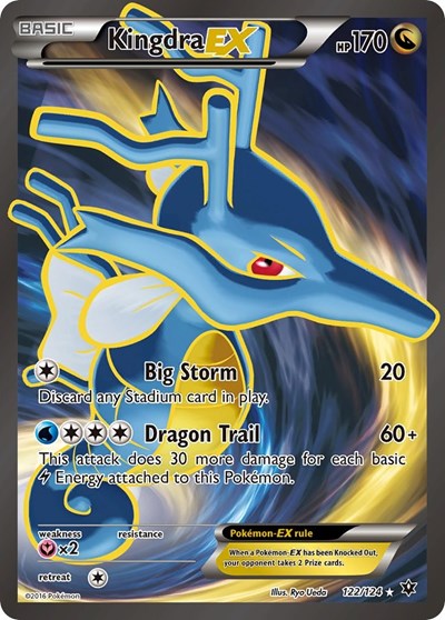 Kingdra EX Full Art (FCO 122/124) [XY - Fates Collide]