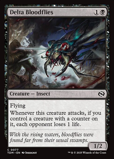 Delta Bloodflies (TDM 77) [Tarkir: Dragonstorm]