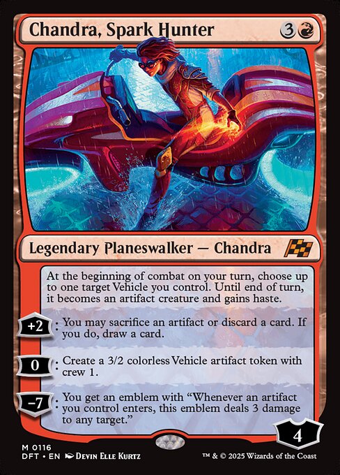 Chandra, Spark Hunter (DFT 116) [Aetherdrift]