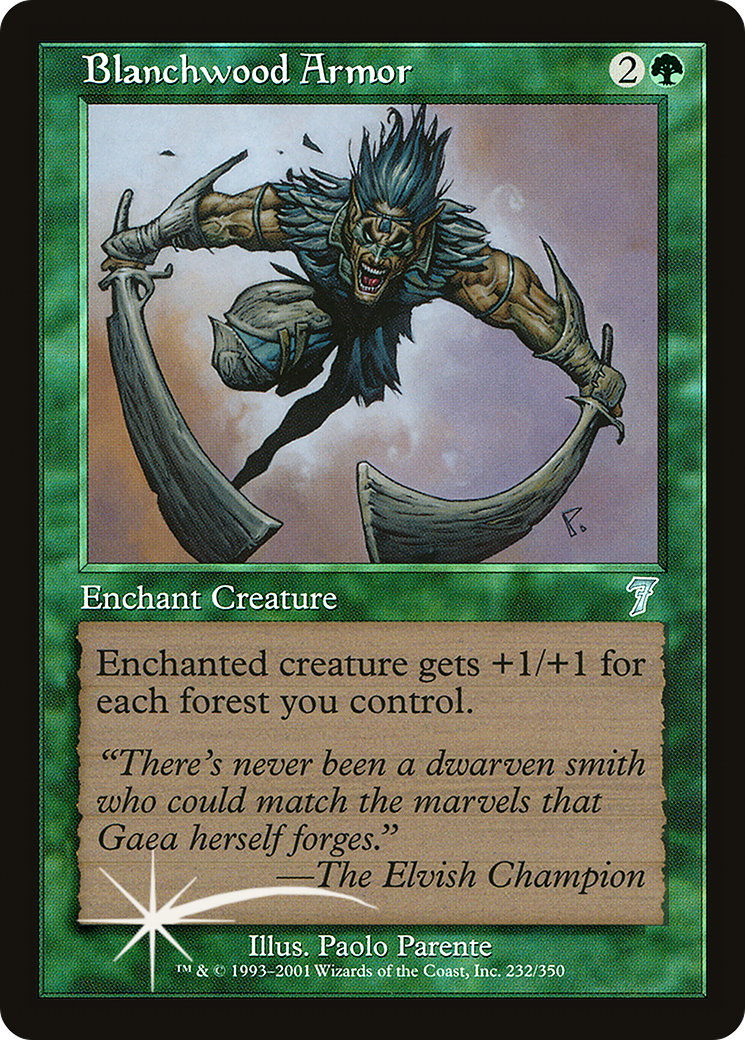 Blanchwood Armor [Seventh Edition]