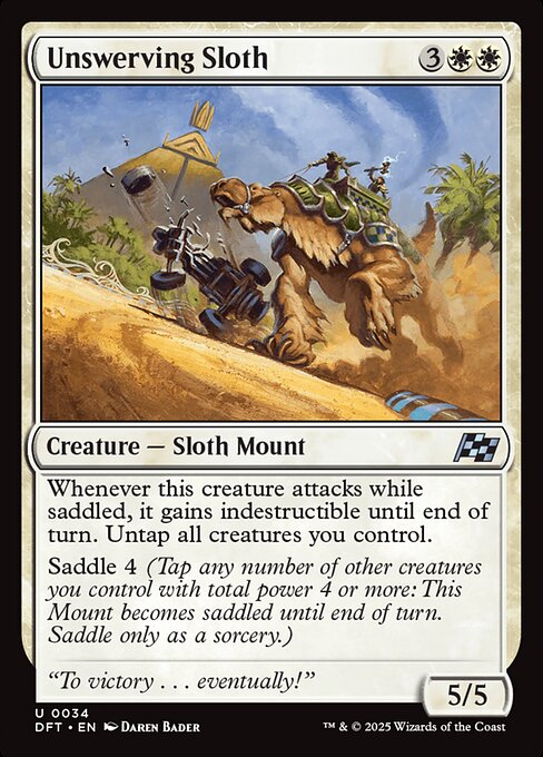 Unswerving Sloth (DFT 34) [Aetherdrift]