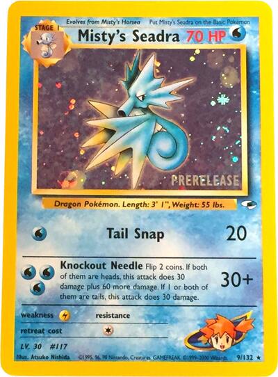 Mistys Seadra Prerelease (PR 009/132) [WoTC Promo]