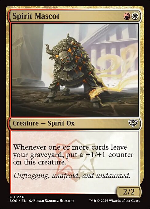 Spirit Mascot (SOS 230) [Secrets of Strixhaven]